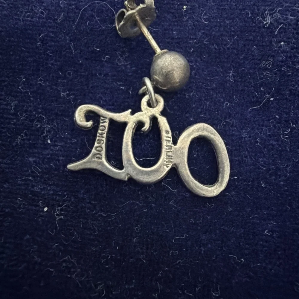 Leonore Doskow In Out Sterling Silver Earrings Signed